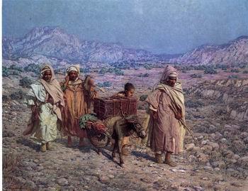unknow artist Arab or Arabic people and life. Orientalism oil paintings  431 oil painting image